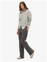 Pure Cotton Wide Leg Joggers