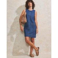 Denim Mini Shift Dress