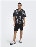 ONLY & SONS Floral Shirt Blue Mix