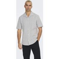 Cotton Rich Striped Oxford Shirt