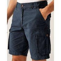 Regatta Shorebay II Pure Cotton Cargo Shorts Navy