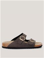 Regatta Asby Double Strap Slip On Footbed Sandals Brown