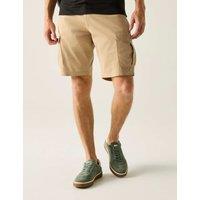 Regatta Ruwan Pure Cotton Cargo Shorts Beige