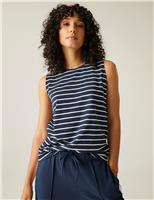 Fariene Pure Cotton Striped Vest