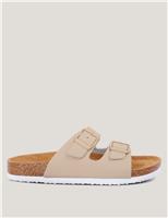 Regatta Lady Mia Floral Buckle Footbed Sliders White
