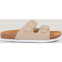 Regatta Lady Mia Floral Buckle Footbed Sliders White