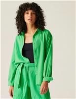 Primevere II Cotton Rich Shirt with Linen