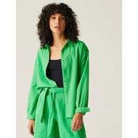 Primevere II Cotton Rich Shirt with Linen