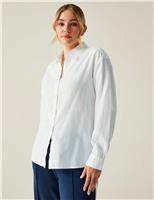 Primevere II Cotton Rich Shirt with Linen