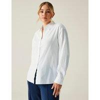 Primevere II Cotton Rich Shirt with Linen