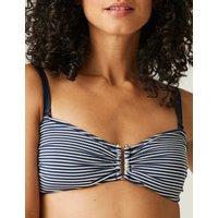 Regatta Aceana III Bandeau Bikini Top Navy Mix