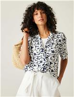 Salise Collared Relaxed Button Through Shirt