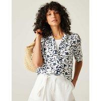 Salise Collared Relaxed Button Through Shirt