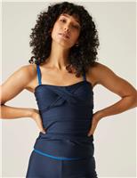Aceana III Twist Front Bandeau Tankini Top