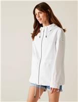 Regatta Bayletta II Waterproof Striped Raincoat Navy Mix