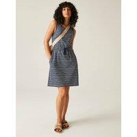 Ariena Cotton Rich Knee Length Skater Dress