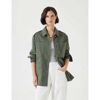 Cotton Rich Oversized Utility Jacket