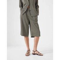 Geometric Knee Length Bermuda Shorts