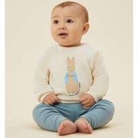 MORI Pure Cotton Peter Rabbit Sweatshirt (3 Mnths - 5 Yrs) Cream Mix