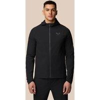 Branded Elastic Wind Hooded Sports Jacket