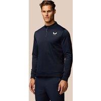 Club Classic Funnel Neck Half Zip Sweatshirt