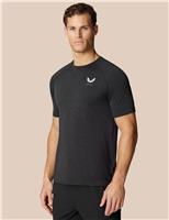 Castore Seam Free Crew Neck Sports T-Shirt Black