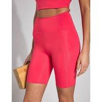 Girlfriend Collective Compressive High Waisted Sports Shorts Bright Pink