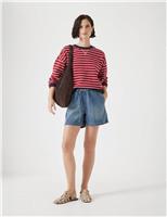 Cotton Rich Denim Shorts