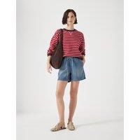 HUSH Cotton Rich Denim Shorts Denim