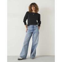Jersey Puff Sleeve Sweat-shirt