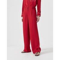 Side Piping Wide Leg Trousers