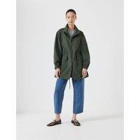 Pure Cotton Utility Parka Jacket