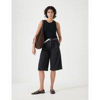 Pure Cotton Denim Bermuda Shorts