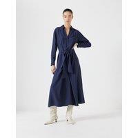 Tie Front Maxi Waisted Dress