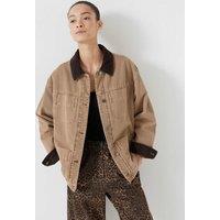 Pure Cotton Oversized Trucker Jacket
