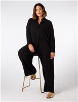 Crinkle Collared Shirt