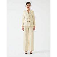 Striped Straight Leg Trousers