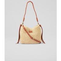 Woven Plaited Strap Shoulder Bag