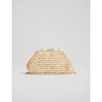 Woven Chain Strap Clutch Bag