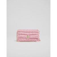 Crochet Woven Chain Strap Clutch Bag
