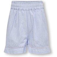 Kids Only Pure Cotton Patterned Shorts (8-14 Yrs) Blue Mix
