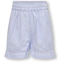 Kids Only Pure Cotton Patterned Shorts (8-14 Yrs) Blue Mix
