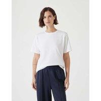 HUSH Rosie Pure Cotton T-Shirt White