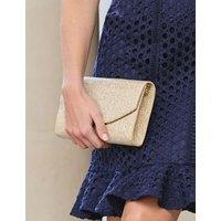 Metallic Chain Strap Clutch Bag