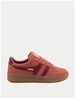 Gola Grandslam Suede Trainers Pink