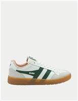 Gola Eagle '86 Leather Trainers White Mix