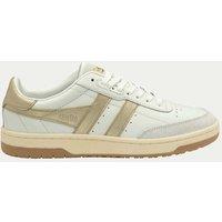 Gola Falcon Mirror Leather Trainers White Mix
