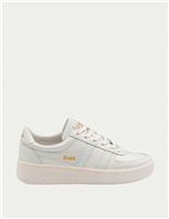 Gola Grandslam Leather Flatform Trainers White