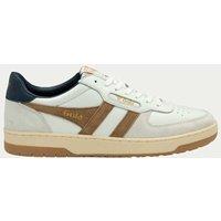 Gola Hawk Leather Colour Block Trainers White Mix