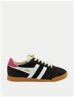 Gola Elan Suede Trainers Fuchsia